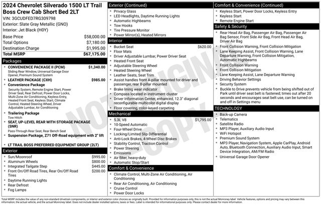 chevrolet silverado 1500 2024 3GCUDFED7RG309798 image chevrolet silverado 1500 2024 3GCUDFED7RG309798 image